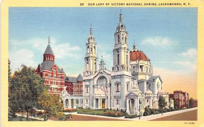 Our Lady of Victory National Shrine Lackawanna, New York Postcard