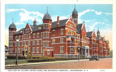 Our Lady of Victory Infant Home & Maternity Hospital Lackawanna, New York Postcard