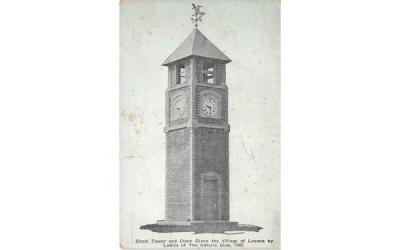 Clock Tower Lacona, New York Postcard