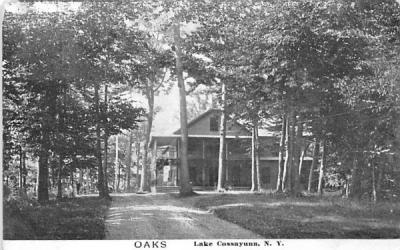 Oaks Lake Cossayuna, New York Postcard