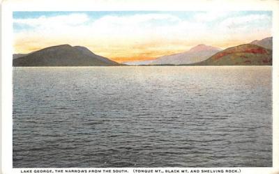 Narrows from the South Lake George, New York Postcard