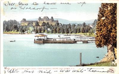 Fort William Henry Hotel Lake George, New York Postcard