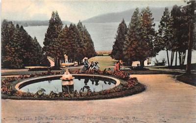 Lake From New Fort Wm Henry Hotel Lake George, New York Postcard