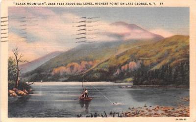 Black Mountain Lake George, New York Postcard