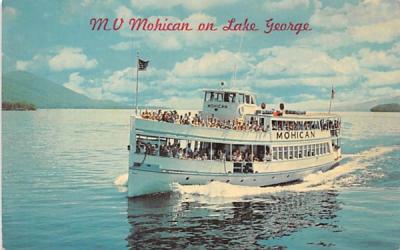 WV Mohican Lake George, New York Postcard
