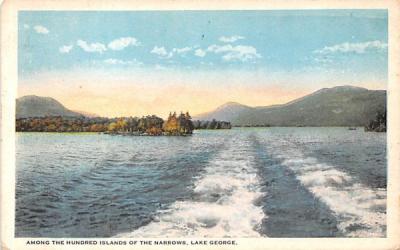 Hundred Islands of the Narrows Lake George, New York Postcard