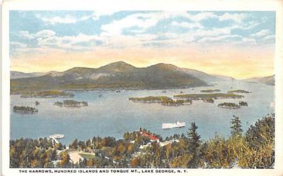 The Narrows Lake George, New York Postcard