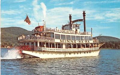 SS Minne-Ha-Ha Lake George, New York Postcard