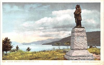 Battle Monument Lake George, New York Postcard