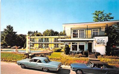 Lido Motel Lake George, New York Postcard