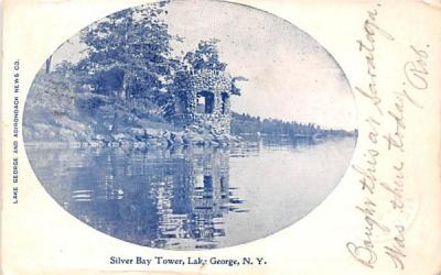 Silver Bay Tower Lake George, New York Postcard