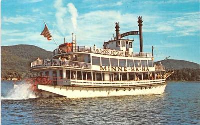 SS Minne-Ha-Ha Lake George, New York Postcard