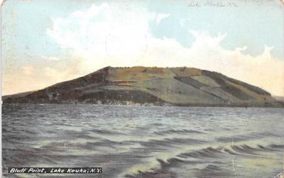 Bluff Point Lake Keuka, New York Postcard