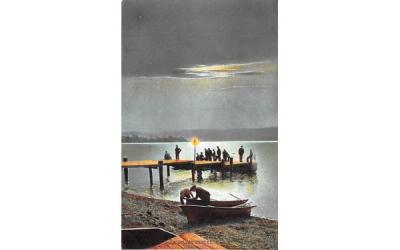 Moonlight Lake Keuka, New York Postcard