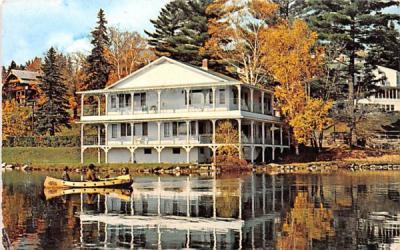 Lake Cottages Lake Placid, New York Postcard