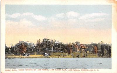 Forest Hall Lake Placid, New York Postcard