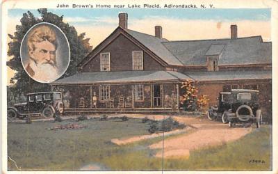John Brown's Home Lake Placid, New York Postcard