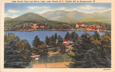 Lake Placid Club New York Postcard