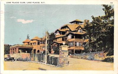 Lake Placid Club New York Postcard