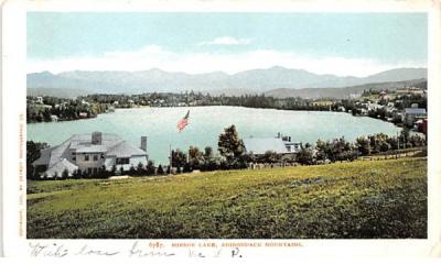 Mirror Lake Lake Placid, New York Postcard