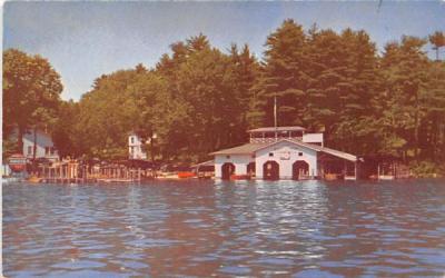 Lambs Boat Livery Lake Placid, New York Postcard
