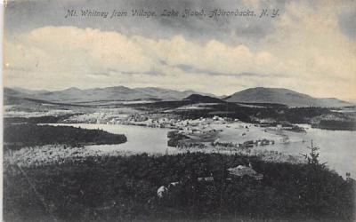 t Whitney Lake Placid, New York Postcard