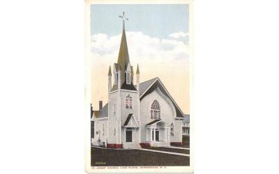 St Agnes Church Lake Placid, New York Postcard