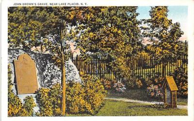 John Brown's Grave Lake Placid, New York Postcard