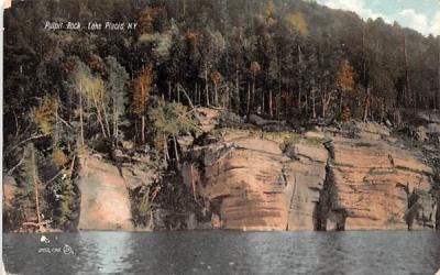 Pulpit Rock Lake Placid, New York Postcard