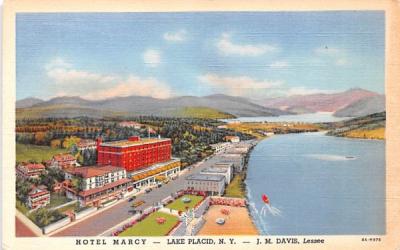 Hotel Marcy Lake Placid, New York Postcard
