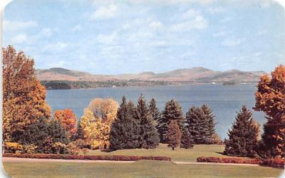 Adirondack Mountains Lake Pleasant, New York Postcard
