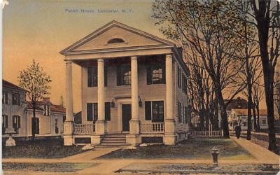 Parish House Lancaster, New York Postcard