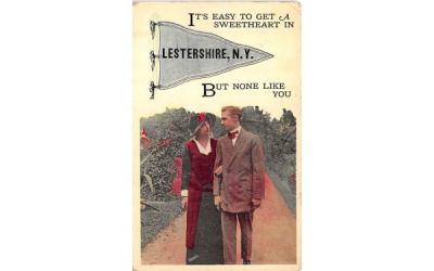Sweetheart Lestershire, New York Postcard