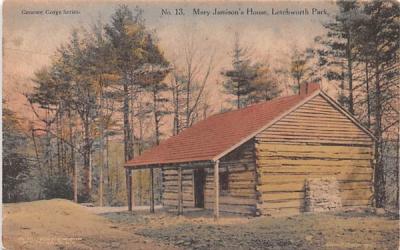 Mary Jamison's House Letchworth, New York Postcard