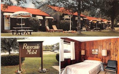 Riverside Motel Lewiston, New York Postcard