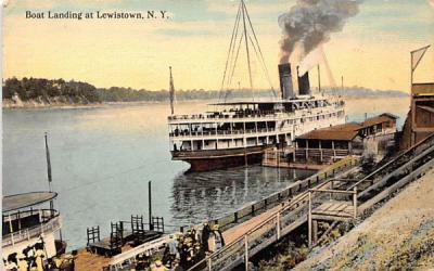 Boat Landing Lewiston, New York Postcard