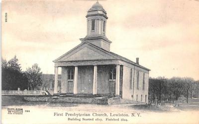 First Presbyterian Church Lewiston, New York Postcard