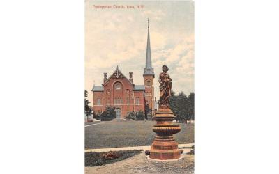 Presbyterian Church Lima, New York Postcard
