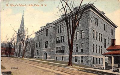 St Mary's School Little Falls, New York Postcard