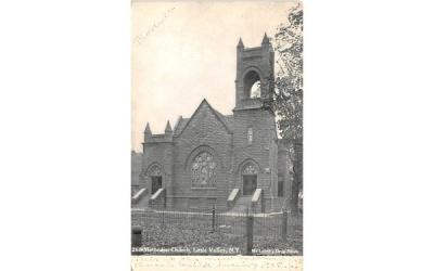 Methodist Church Little Valley, New York Postcard