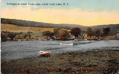 Cottages Little York Lake, New York Postcard