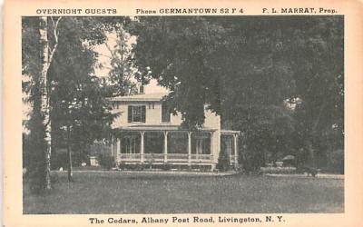 The Cedars Livingston, New York Postcard