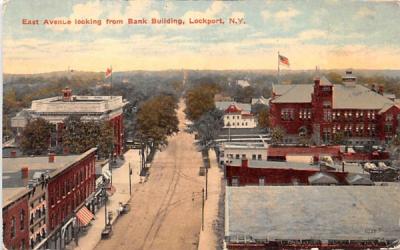 East Avenue Lockport, New York Postcard