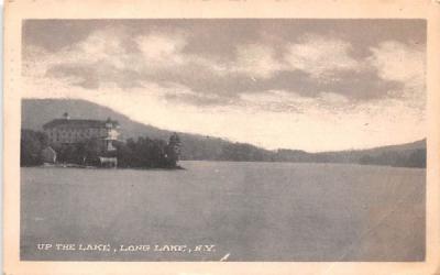 Up the Lake Long Lake, New York Postcard