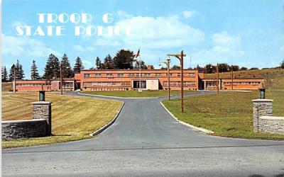 Troop G State Police Loudonville, New York Postcard