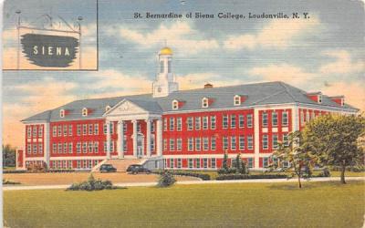 St Bernardine of Siena College Loudonville, New York Postcard