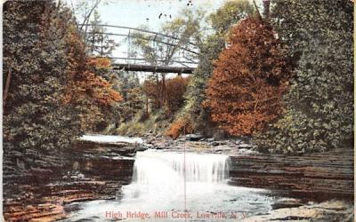 High Bridge Lowville, New York Postcard