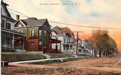 Shady Avenue Lowville, New York Postcard