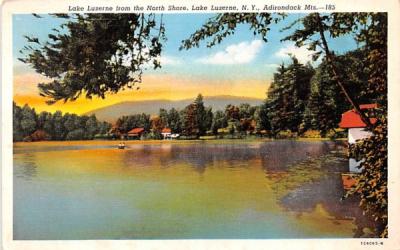 Lake Luzerne New York Postcard