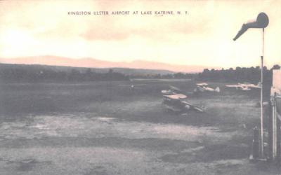 Kingston Ulster Airport Lake Katrine, New York Postcard